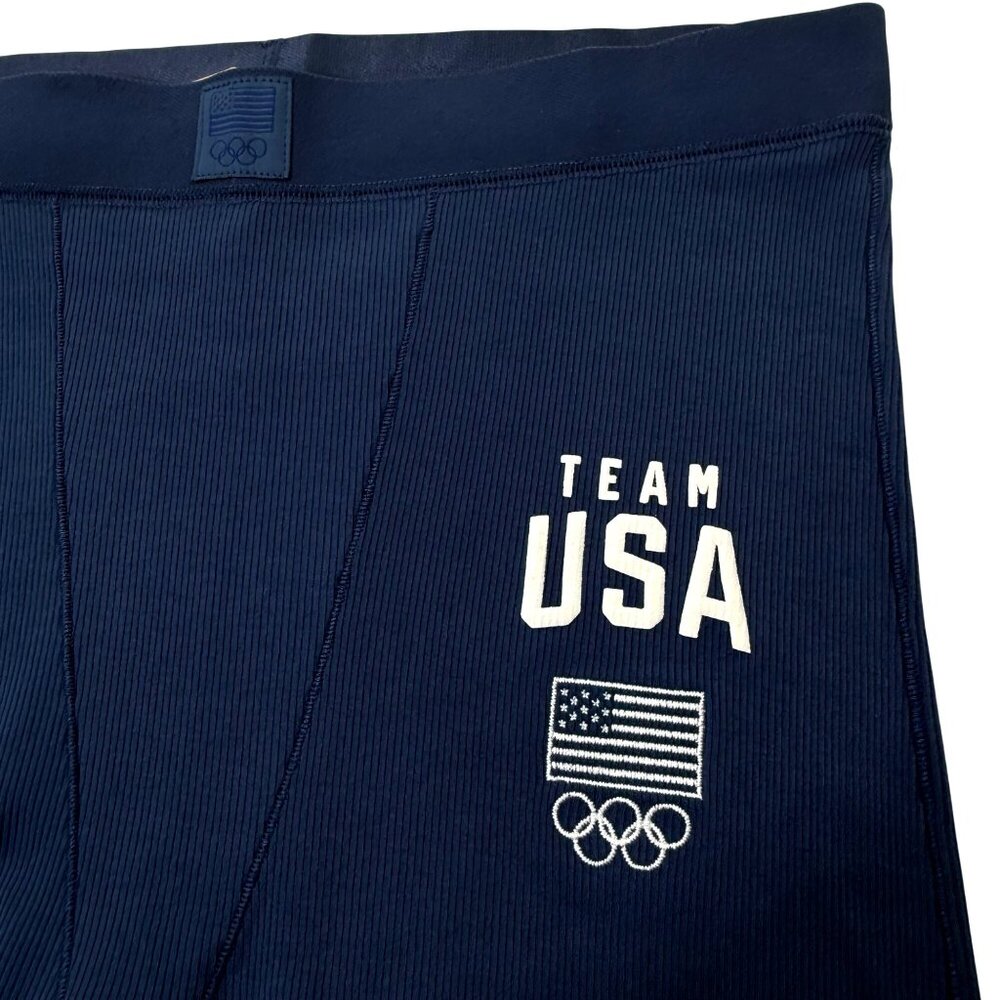 SKIMS Soft Lounge Rib Leggings Team USA Navy XL - Picture 6 of 12